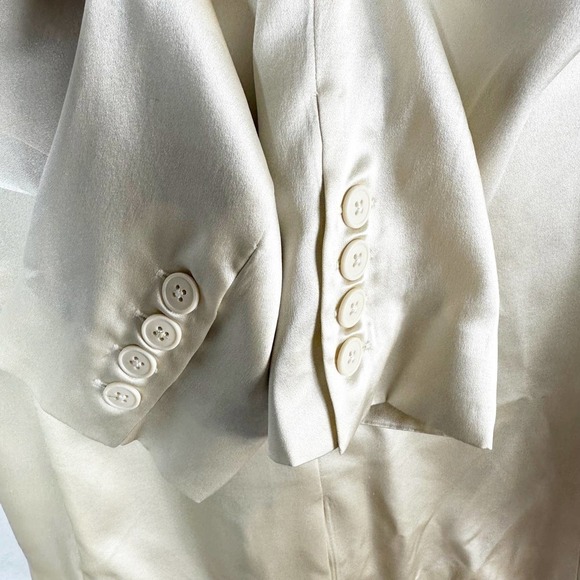 L'Agence Taryn Double Breasted Blazer Champagne Size 2 - Picture 7 of 14